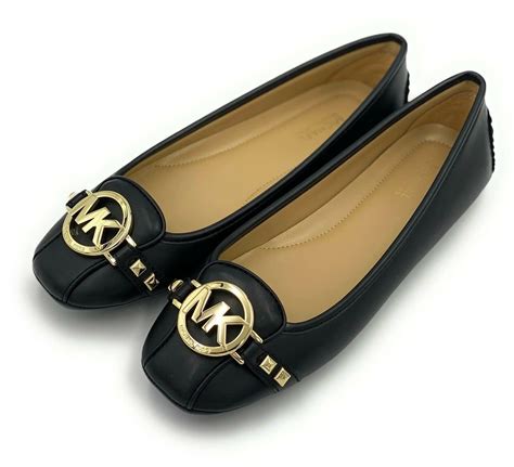 michael kors black fulton moccasin|Michael Kors fulton moc flats.